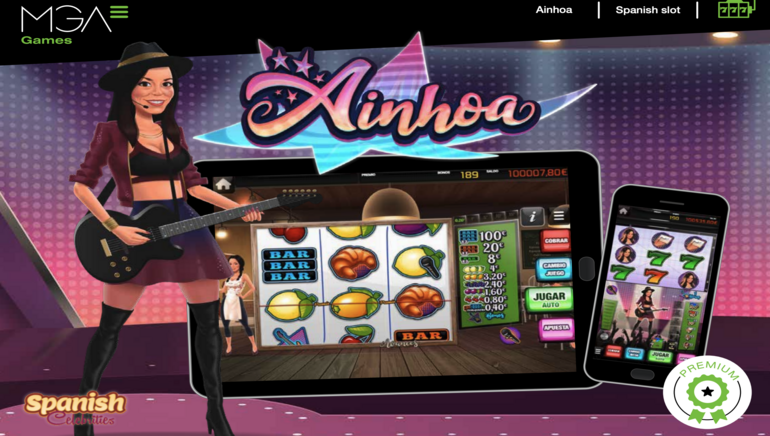 Screenshot de la tragaperras Ainhoa de by MGA Games