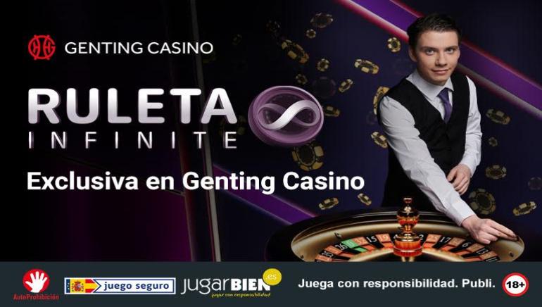 Ruleta Infinite exclusiva de Playtech