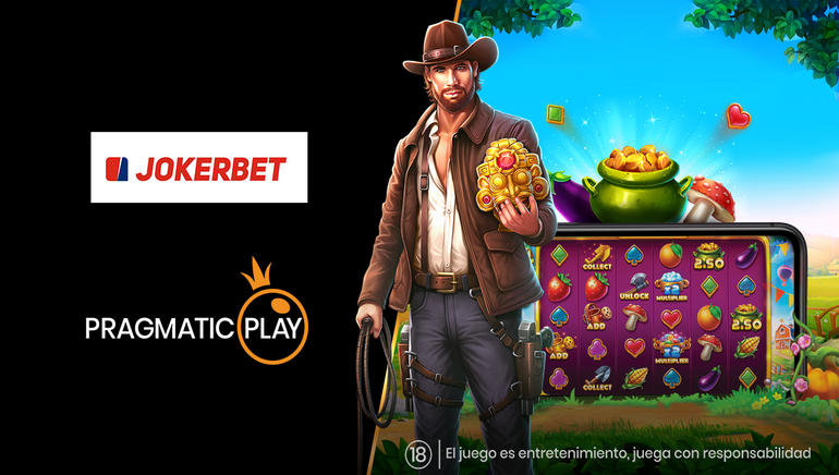 Jokerbet and Pragmatic Play logos