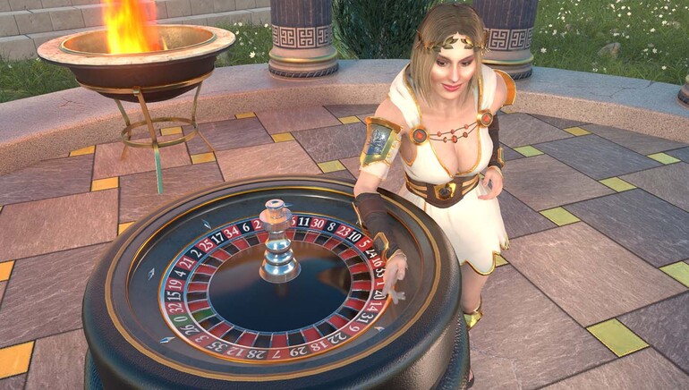 Maria Lapiedra es la crupier de Grand Croupier Roulette