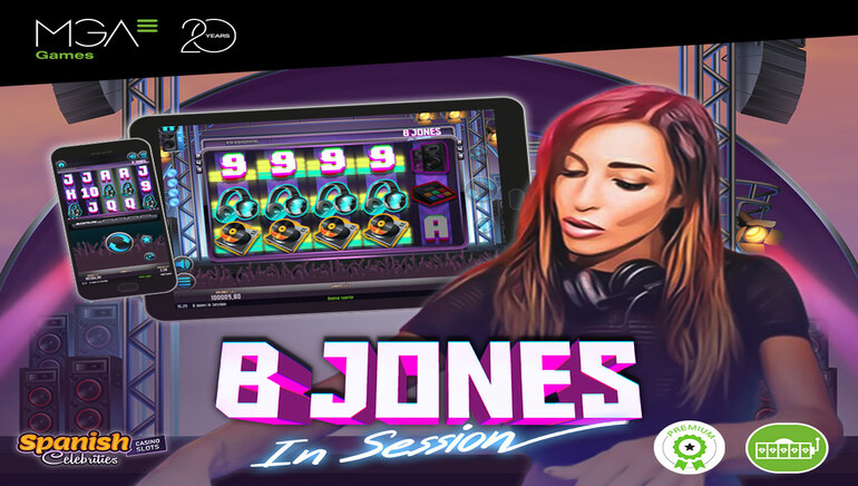 ¡Se viene nueva tragaperras de Spanish Celebrities! ¡MGA lanza B Jones in Session!
